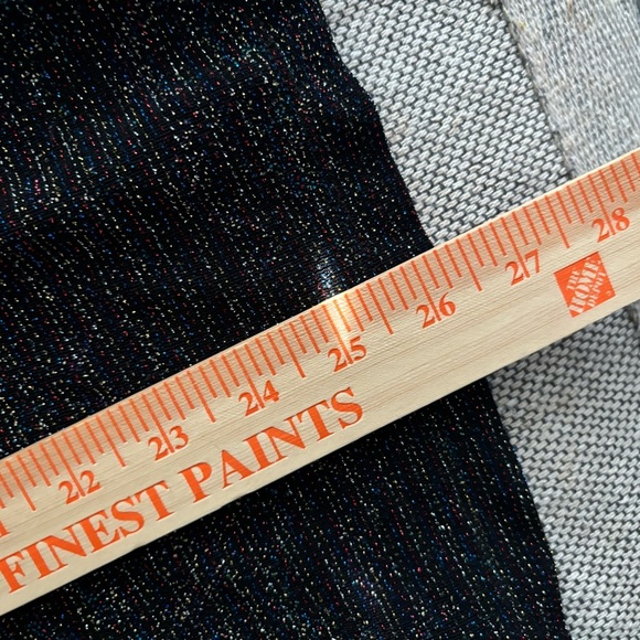 JM Collection Woman 1X Nylon Multicolor Metallic Long Sleeve Shirt Scoop Neck - Picture 7 of 11